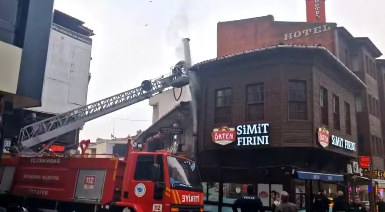 Tekirdağ\'da Bacadan Duman Paniği