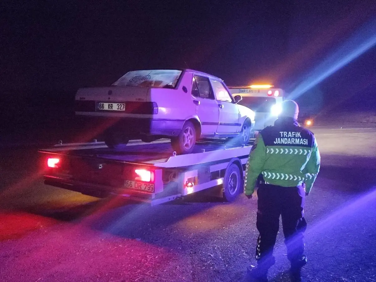 Yozgat\'ta Alkollü Sürücüye 45 Bin Cezası