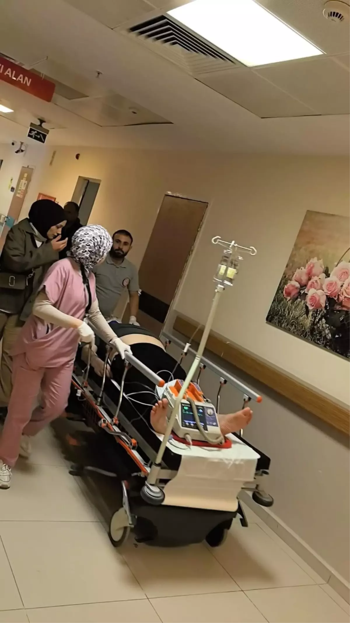 İnegöl\'de Merdivenden Düşen Adam Ağır Yaralandı