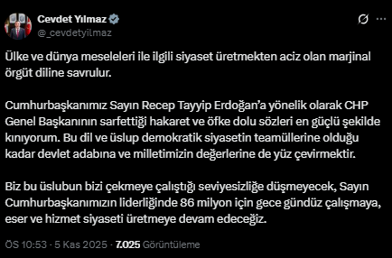 AK Parti Sözcüsü Çelik'ten Özgür Özel'e sert tepki: En net karşılığı vereceğiz AK Parti Sözcüsü Çelik'ten Özgür Özel'e sert tepki: En net karşılığı vereceğiz