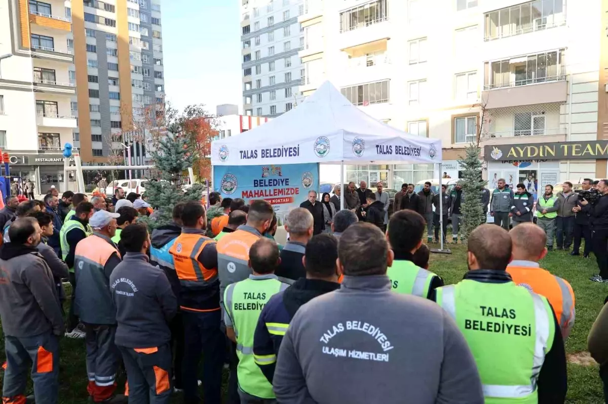 Talas Belediyesi\'nin \'Belediye Mahallemizde\' Uygulaması Mevlana Mahallesi\'nde Başladı