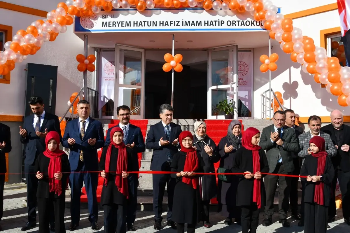 Bolu\'da Meryem Hatun Okulu Açıldı