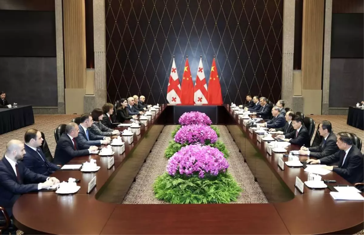 Çin ve Gürcistan\'dan İşbirliği Vurgusu