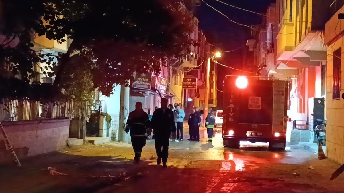 Gaziantep\'te Yangın Paniği