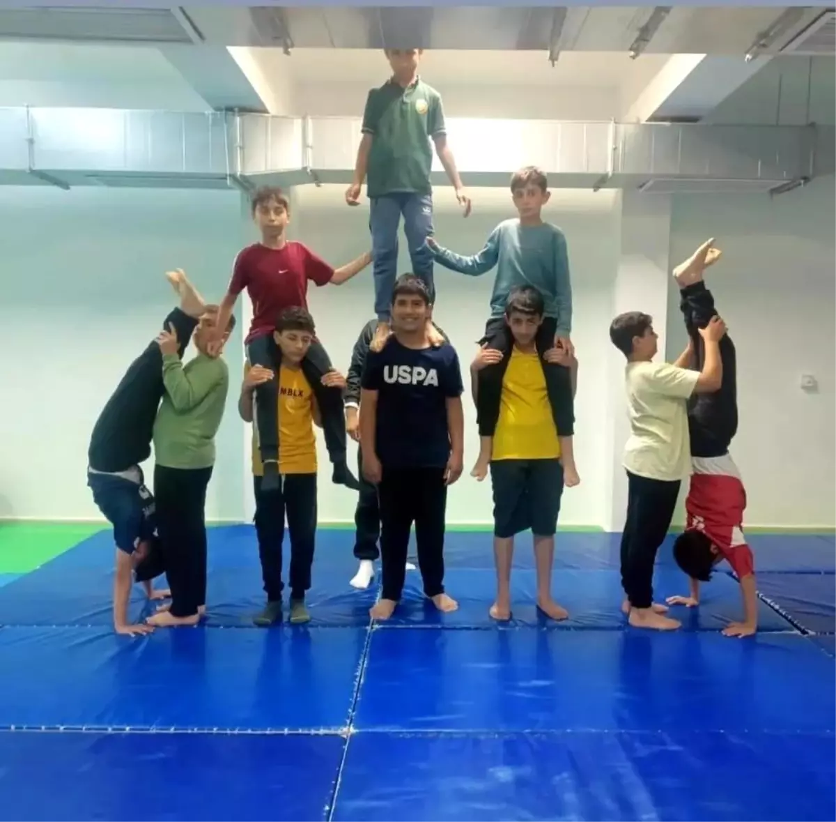 Kovancılar Ortaokulu Güreşçilerinden Yeni Sezon Hazırlığı