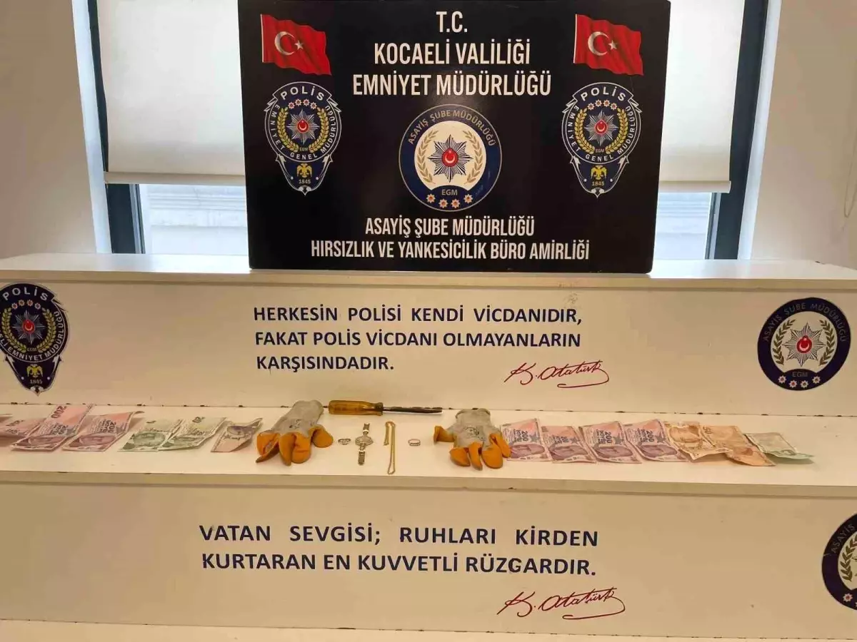 Çayırova\'da Hırsızlık Şüphelisi Tutuklandı