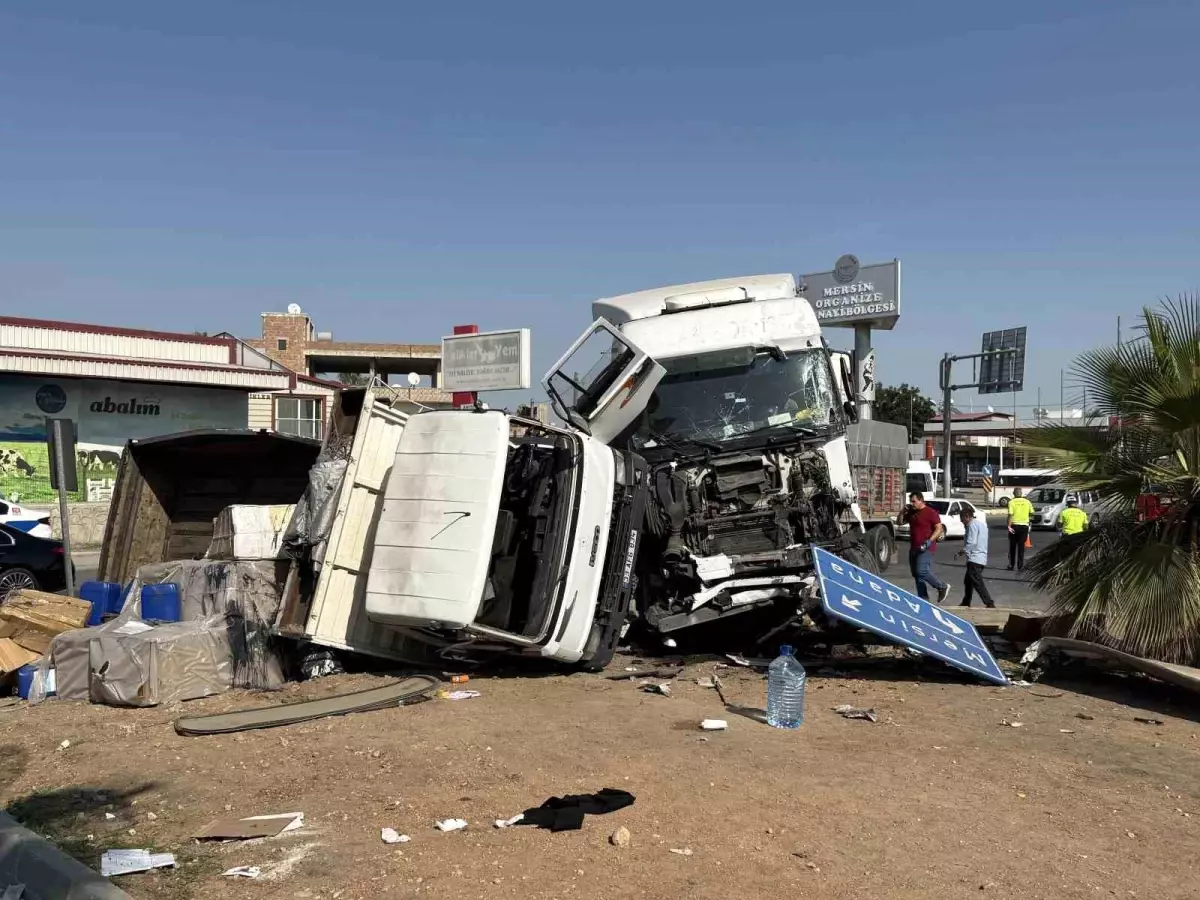 Mersin’de Zincirleme Kaza: 2 Yaralı
