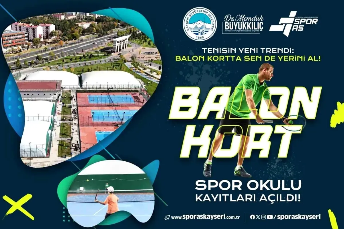 Kayseri\'de Tenis Spor Okulu Kayıtları Başladı