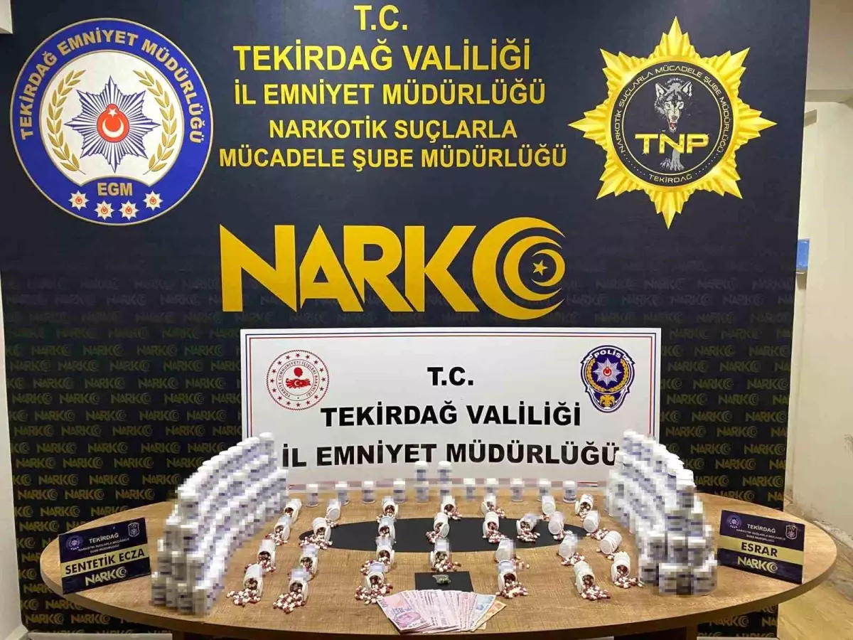 Tekirdağ\'da Narkotik Operasyonları: 203 Kişi Yakalandı