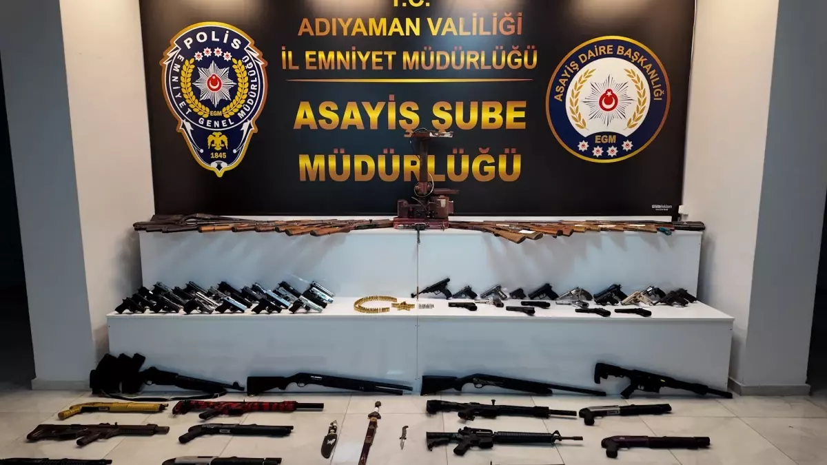 Silah Kaçakçılığı Operasyonu: 34 Gözaltı