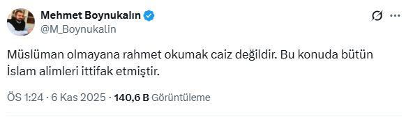Atatürk için mevlüt okutulacak olması Mehmet Boynukalın'ı rahatsız etti Atatürk için mevlüt okutulacak olması Mehmet Boynukalın'ı rahatsız etti
