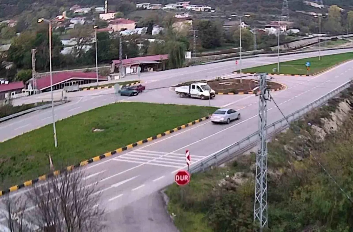 Bartın\'daki Feci Kaza Güvenlik Kameralarında