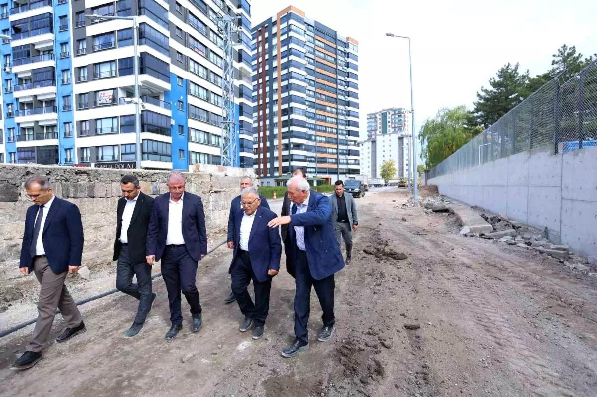 Kayseri Büyükşehir Belediye Başkanı Büyükkılıç, Alternatif Yol Çalışmalarını İnceledi
