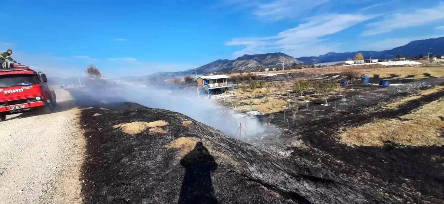 Bucak\'ta Arazi Yangını Kontrol Altına Alındı