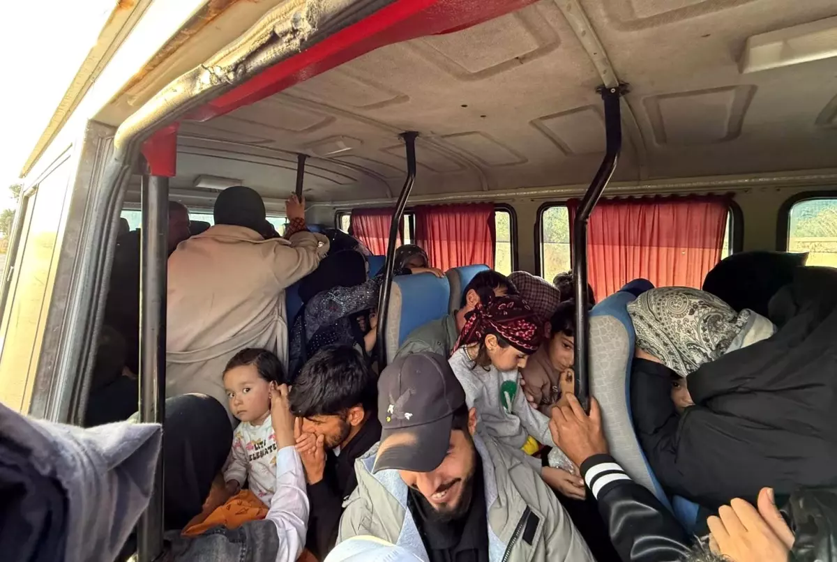 Çeşme\'de 40 Düzensiz Göçmen Yakalandı