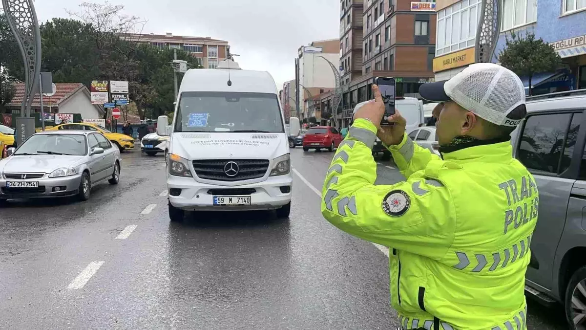 Kapaklı\'da 3 bin 554 sürücüye trafik cezası