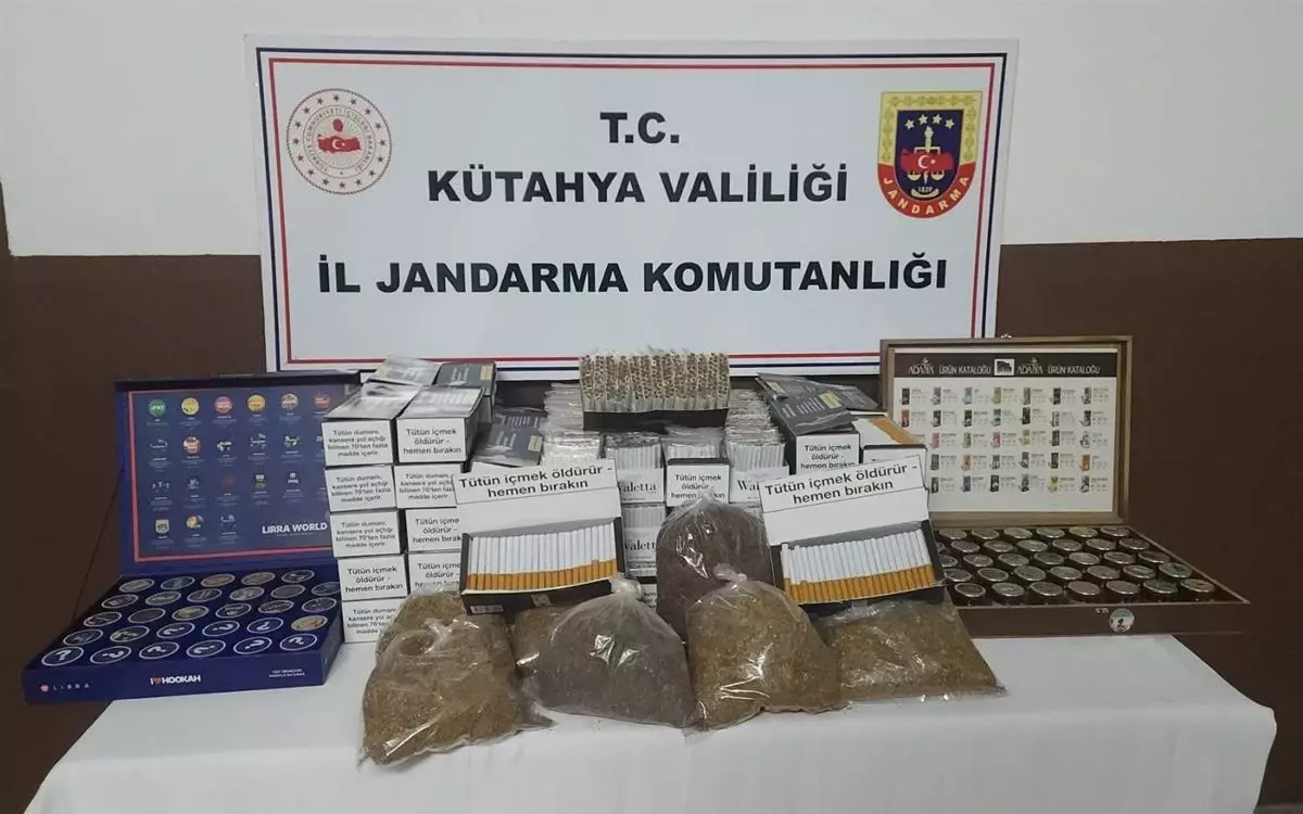 Kütahya\'da Kaçak Sigara Operasyonu