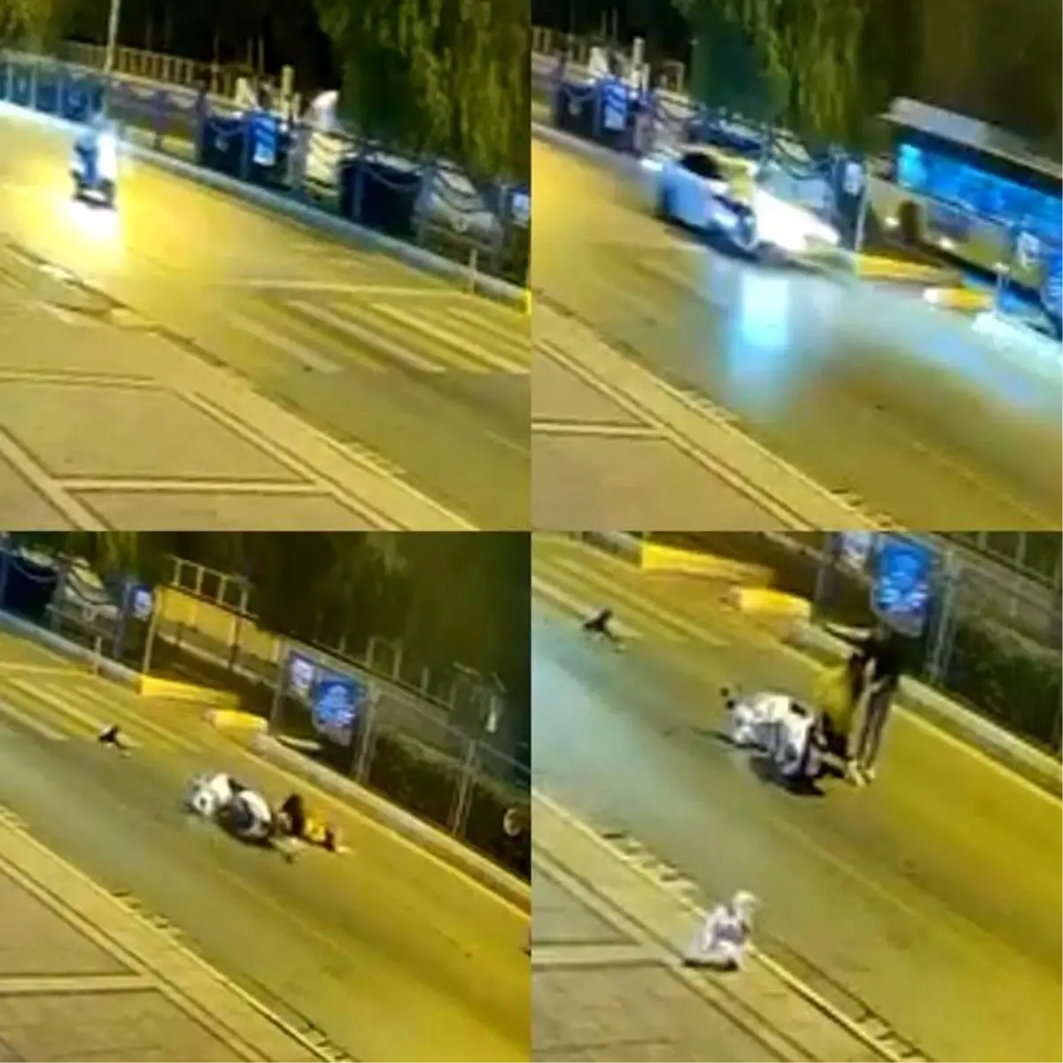 Mersin\'de Motosiklet Kazası ve Sadık Köpek