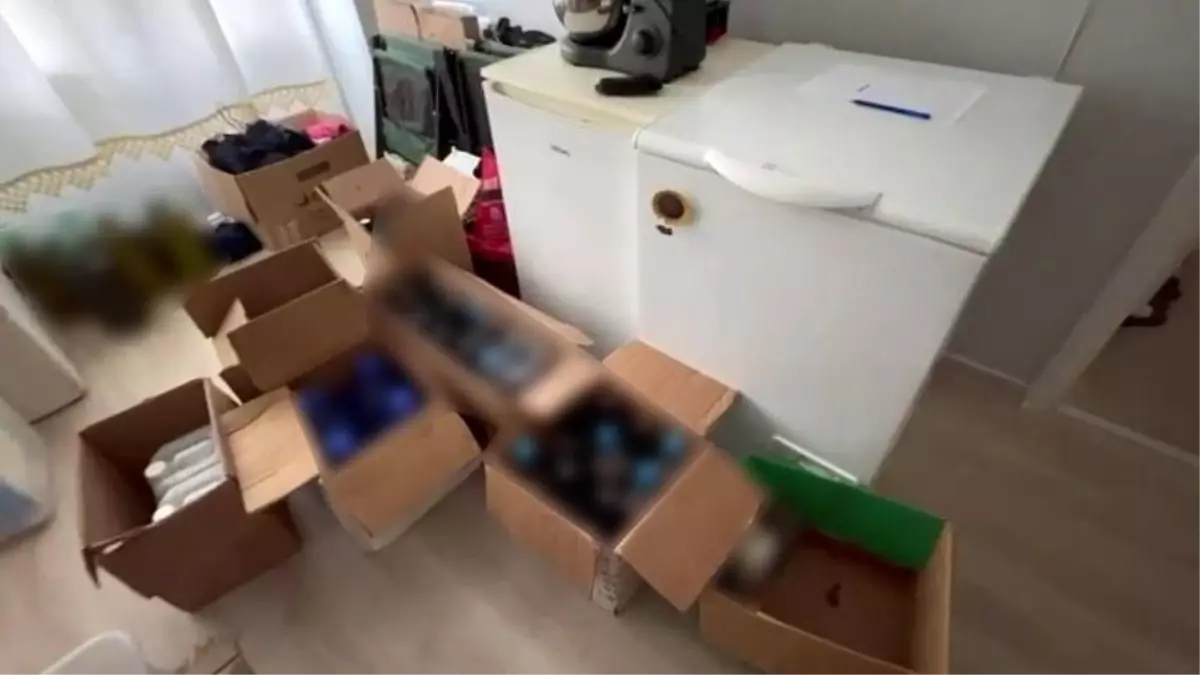 Sakarya\'da Kaçak İçki Operasyonu