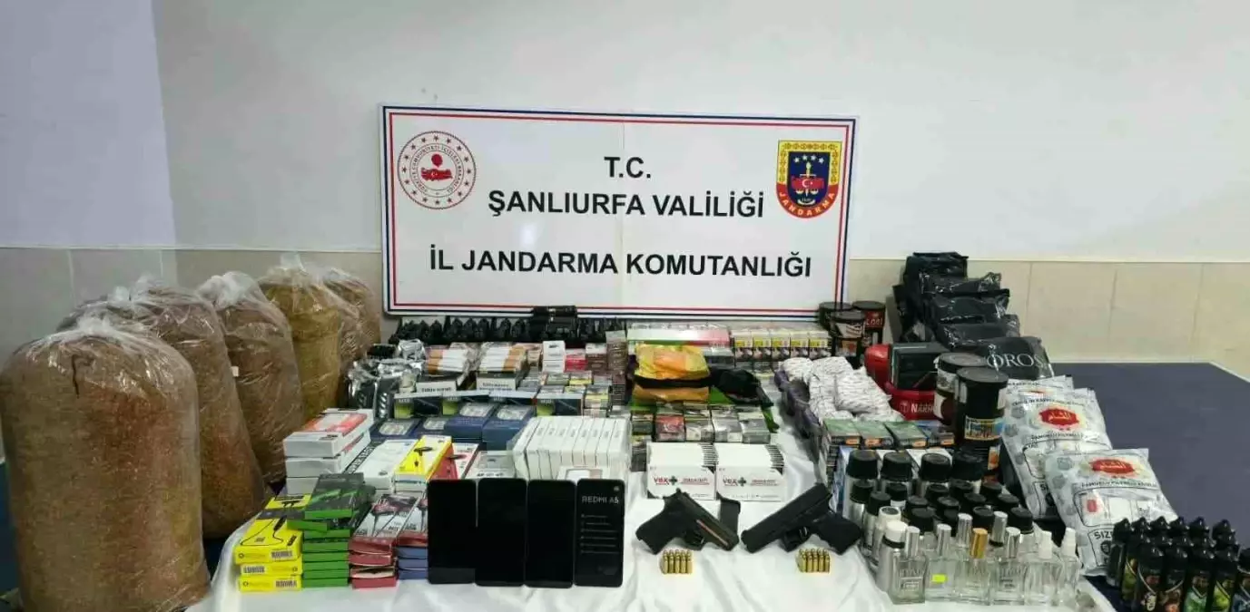 Şanlıurfa\'da Kaçakçılık Operasyonu