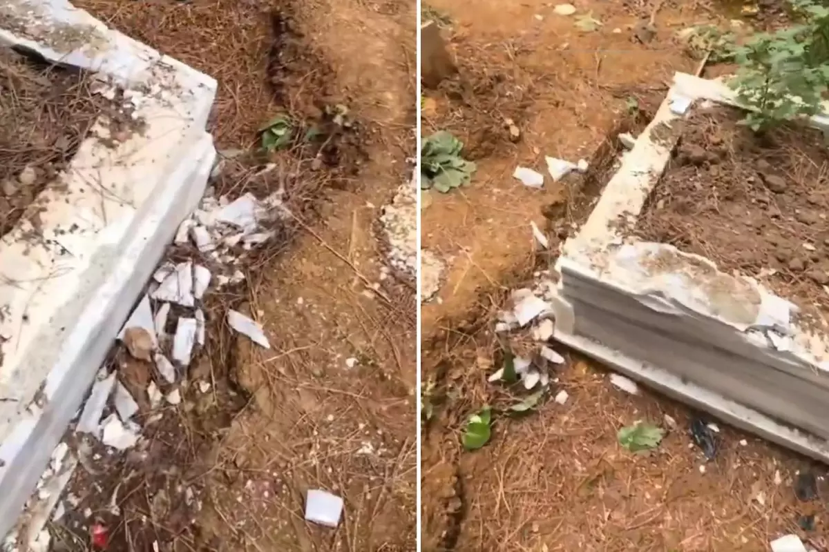 Semih Çelik\'in mezarını parçaladılar