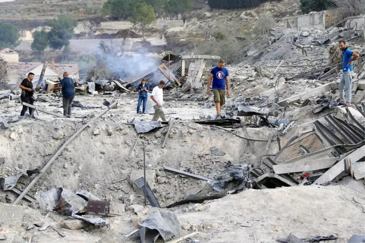 İsrail\'in Lübnan\'a Hava Saldırısı