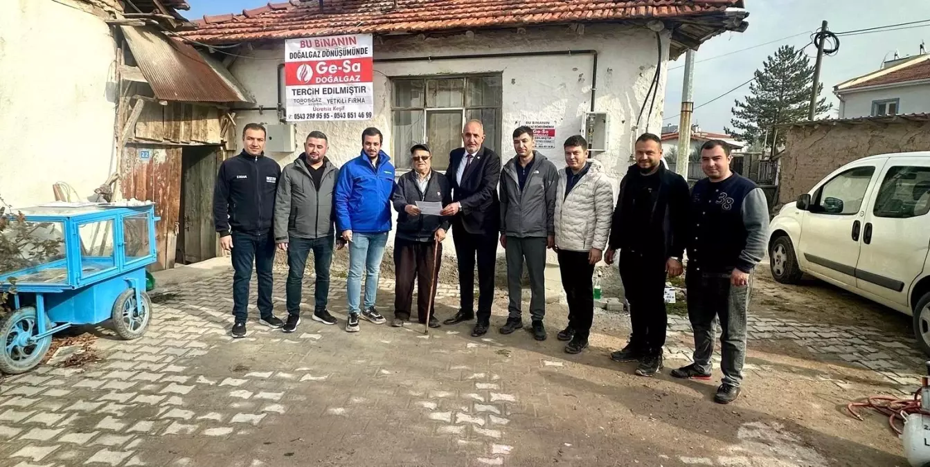 Kütahya\'nın Aslanapa İlçesinde Doğalgaz Açılış Çalışmaları Başladı