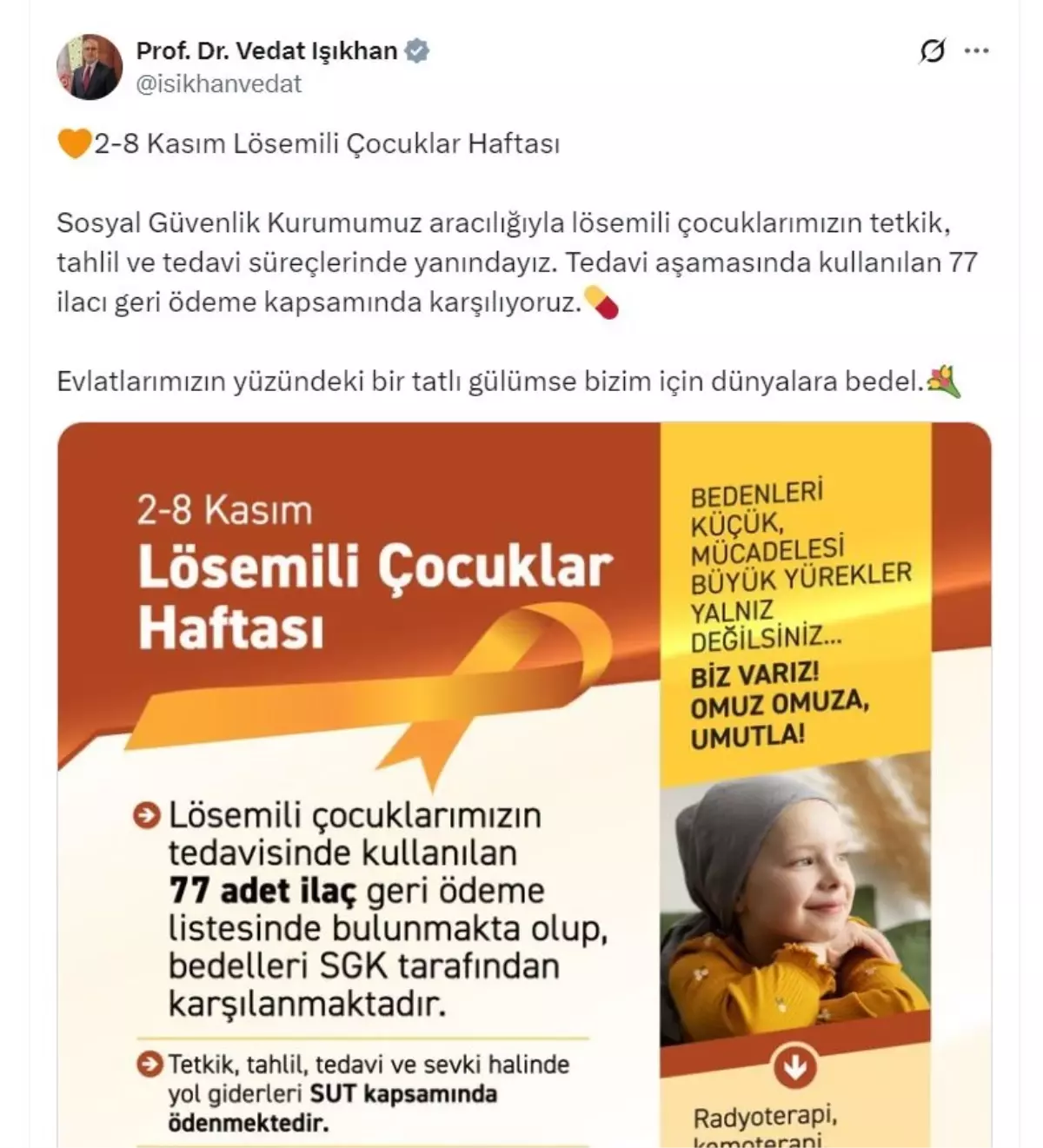 Lösemili Çocuklara Destek