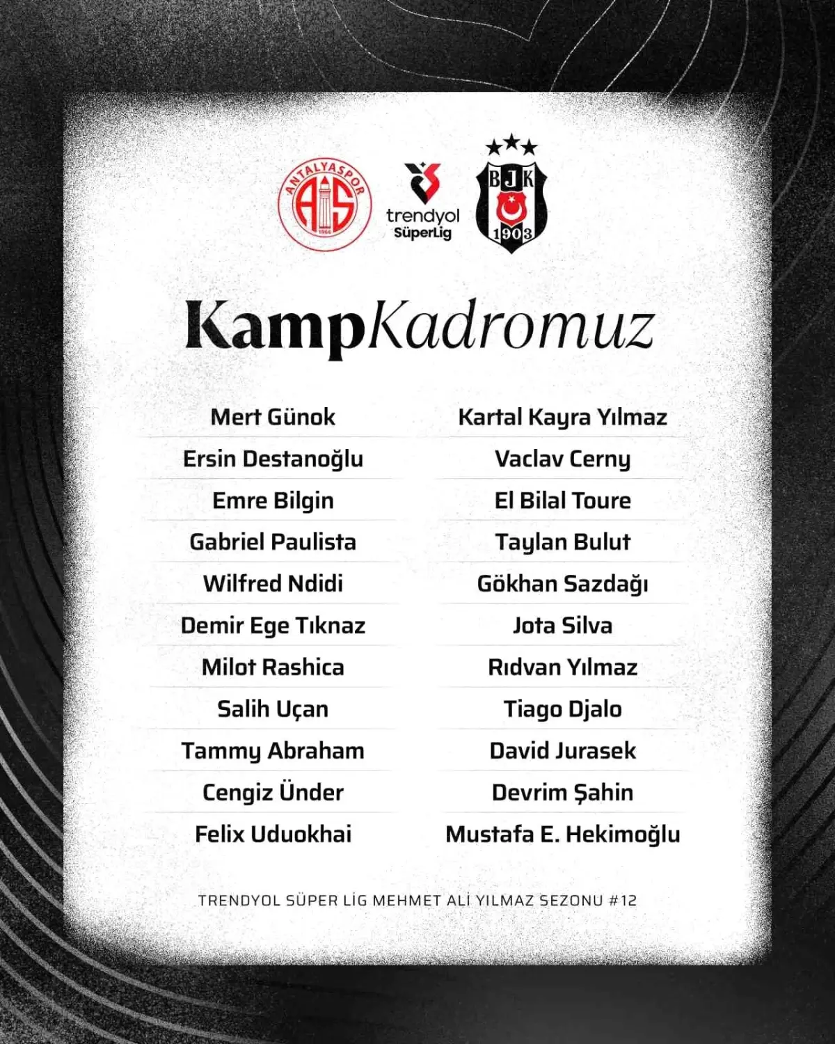Beşiktaş Antalyaspor Maçına Hazır