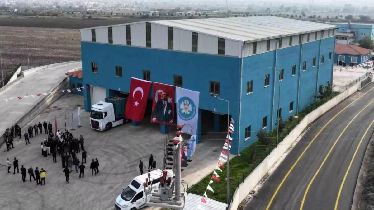 Manisa\'da Katı Atık Transfer İstasyonu Açıldı, Aylık 45 Bin Kilometre Tasarruf Sağlanacak