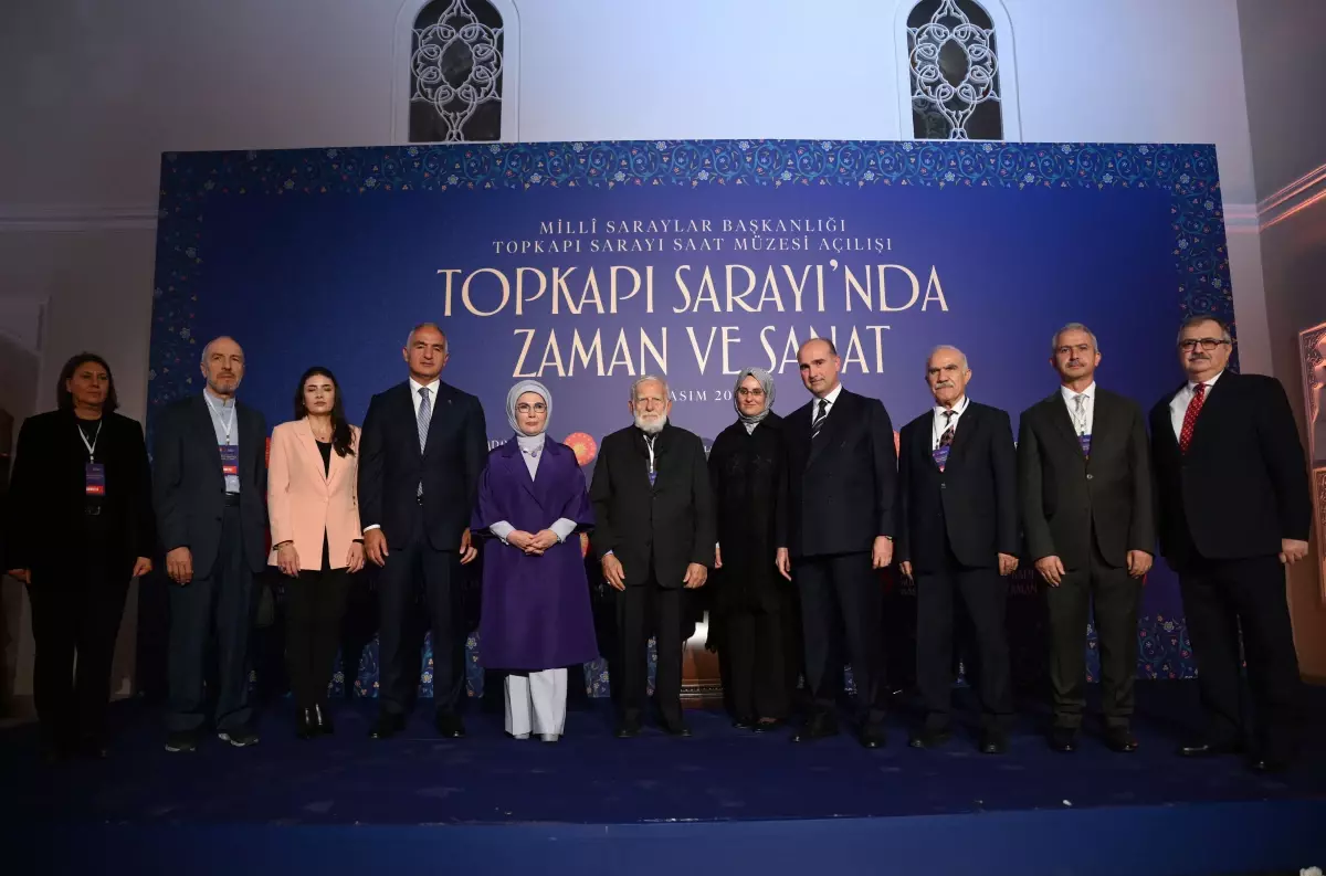 Emine Erdoğan, Topkapı Sarayı Saat Müzesi\'nin açılışına katıldı