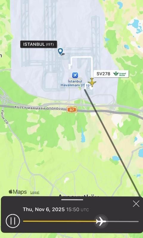 İstanbul-Cidde uçağında bomba ihbarı paniğe neden oldu İstanbul-Cidde uçağında bomba ihbarı paniğe neden oldu