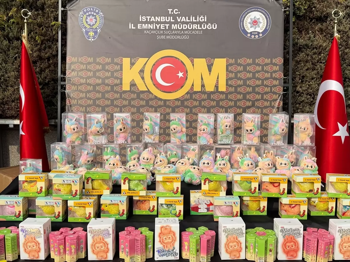 İstanbul\'da 125 Bin Kaçak Oyuncak Ele Geçirildi
