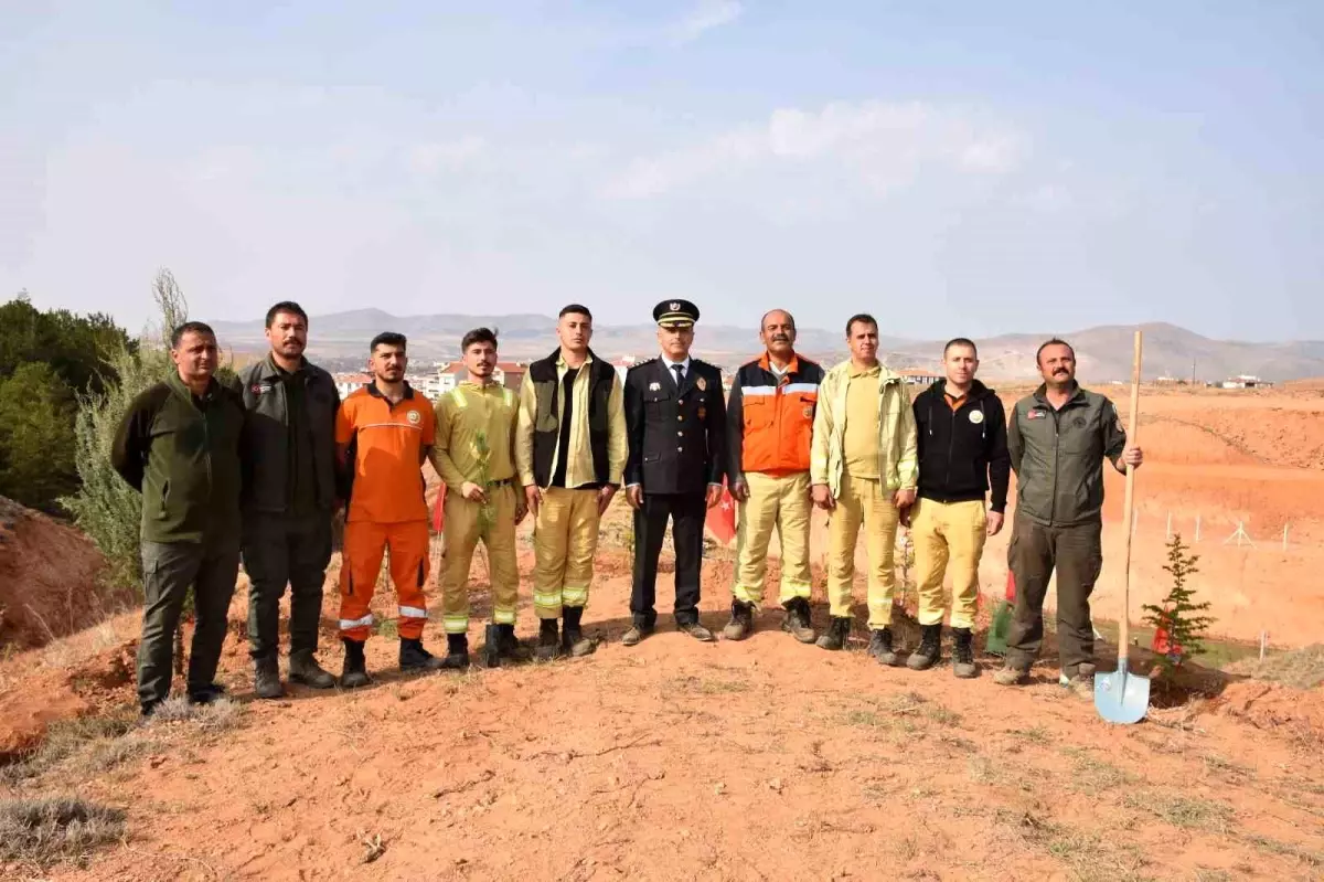 Kırşehir\'de şehitler anısına 500 fidan toprakla buluştu