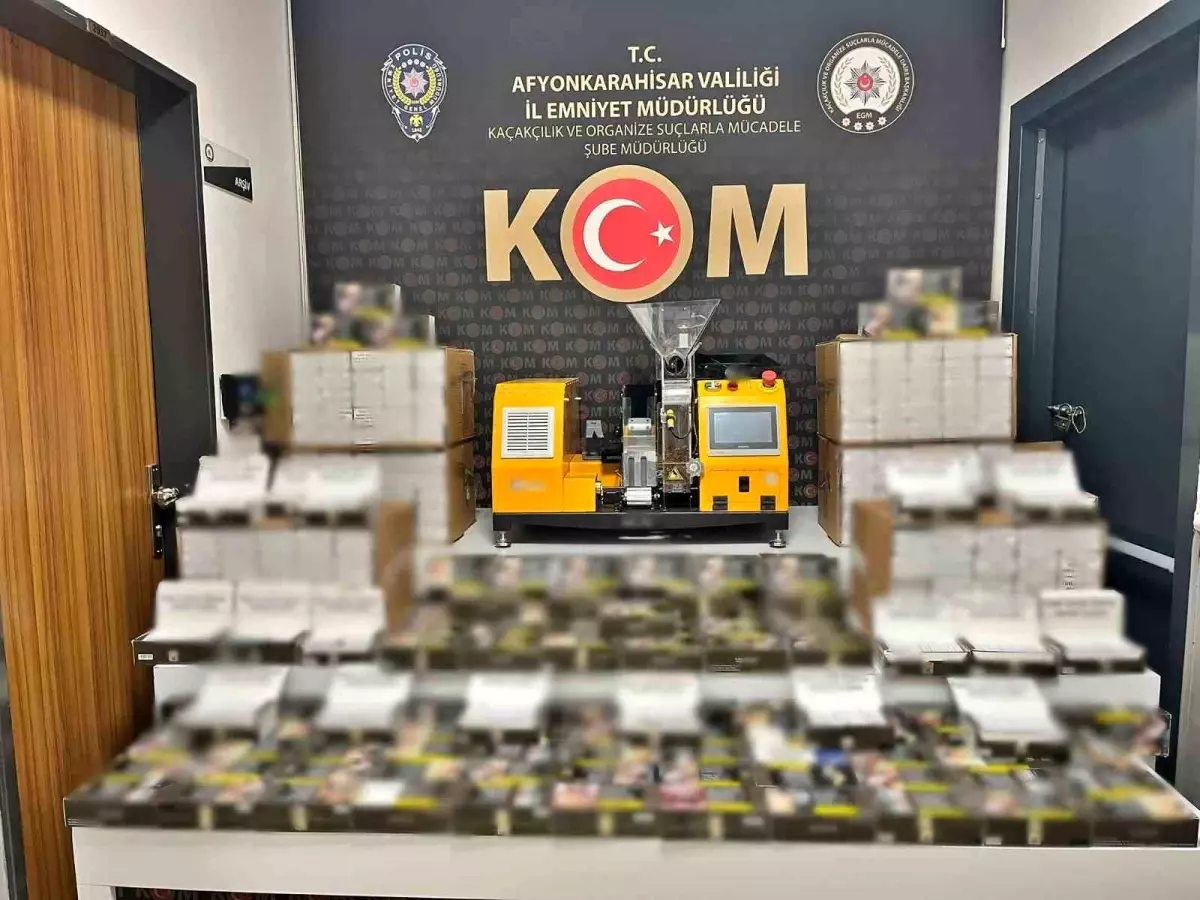 Afyonkarahisar\'da Sigara Operasyonu