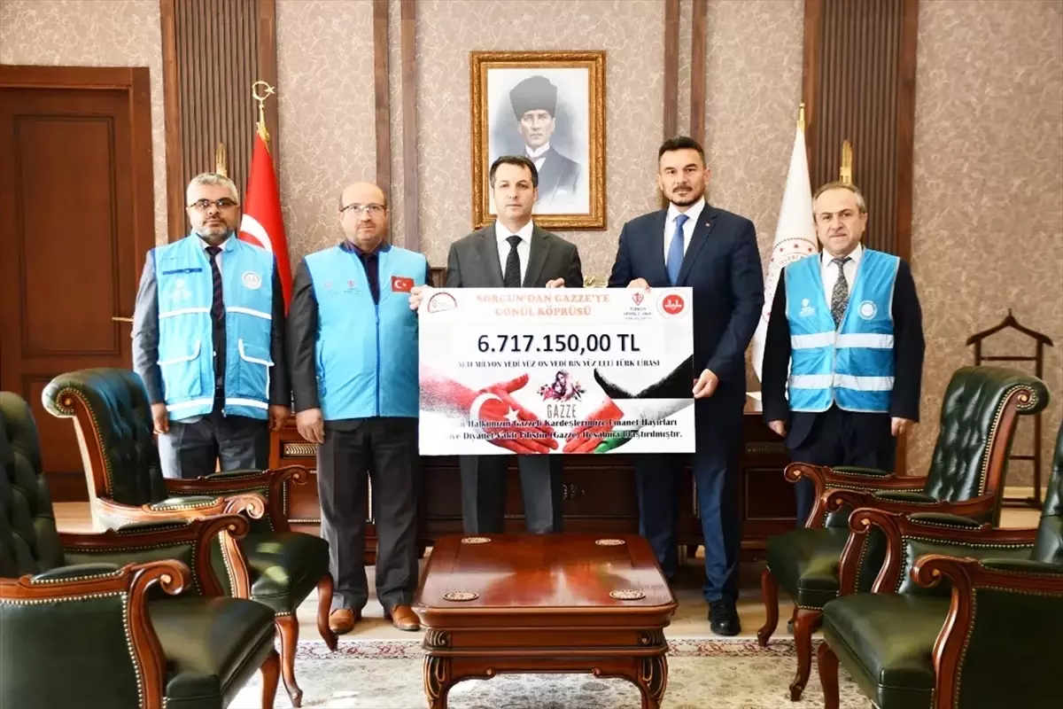 Sorgun\'un Gazze Yardım Kampanyası