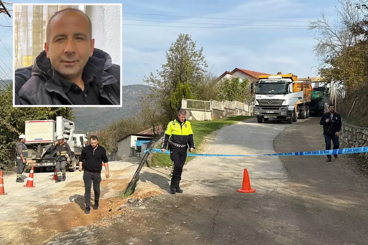 Asfalt çalışması sırasında elektrik akımına kapılan işçi hayatını kaybetti