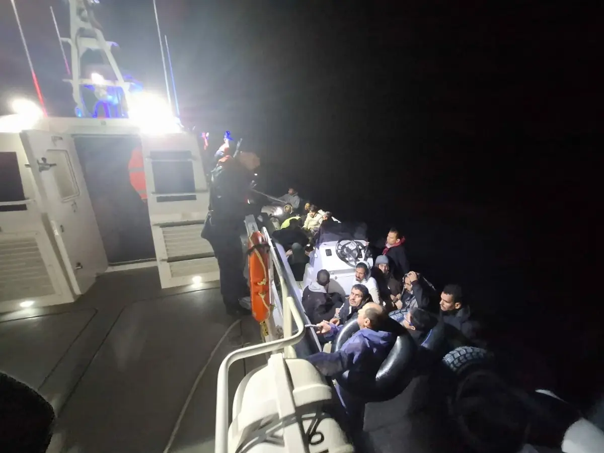 Bodrum\'da 26 Kaçak Göçmen Kurtarıldı