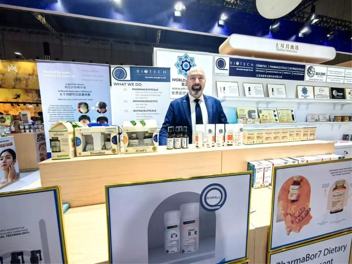 Huzeyfe Benli Çin Fuarında Türk Kahvesi Ve Gül Yağını Tanıtıyor