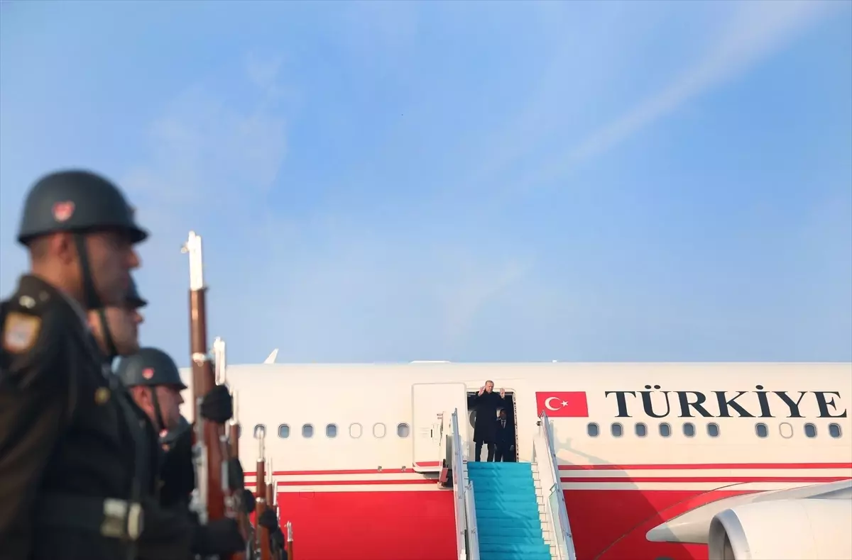 Cumhurbaşkanı Erdoğan, Azerbaycan\'ın başkenti Bakü\'ye gitti