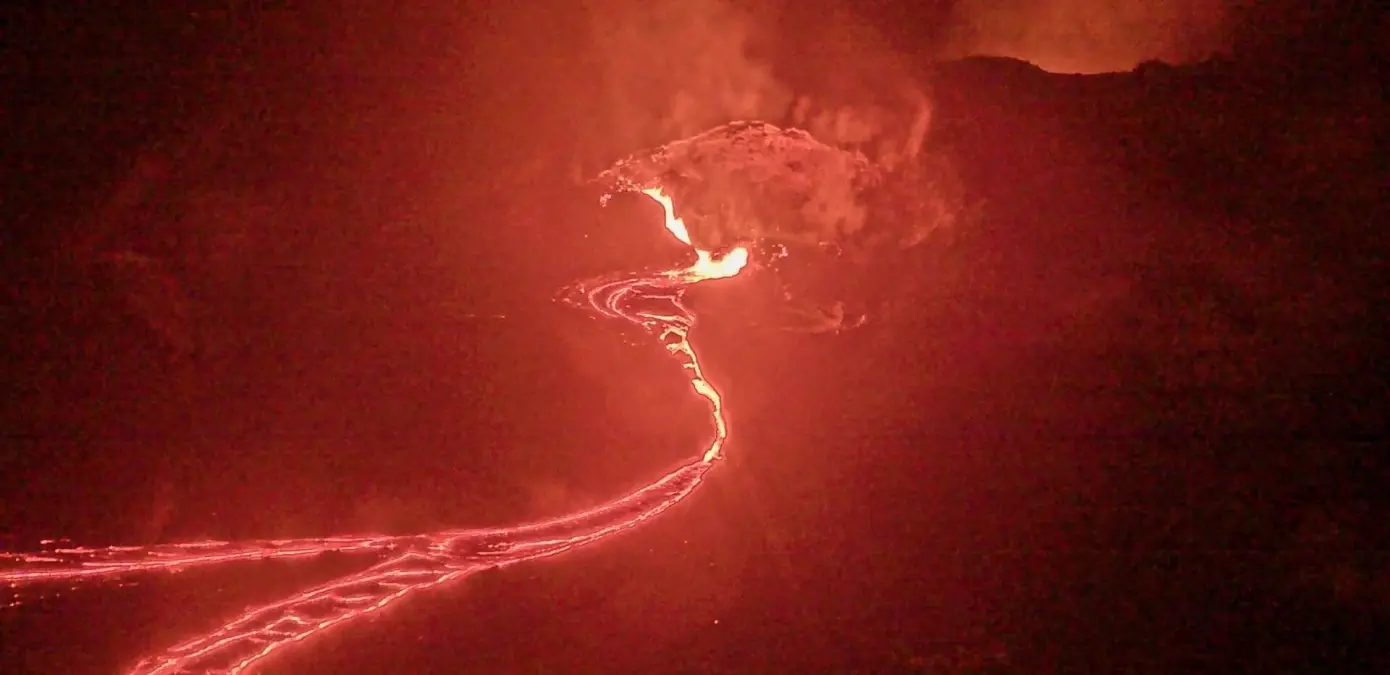 Dünyanın en aktif yanardağı harekete geçti