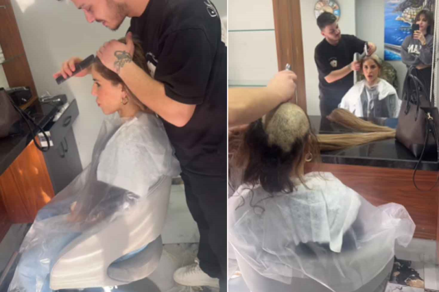 Kanserle mücadele eden Irmak Ünal saçlarını kazıttığı anları yayınladı