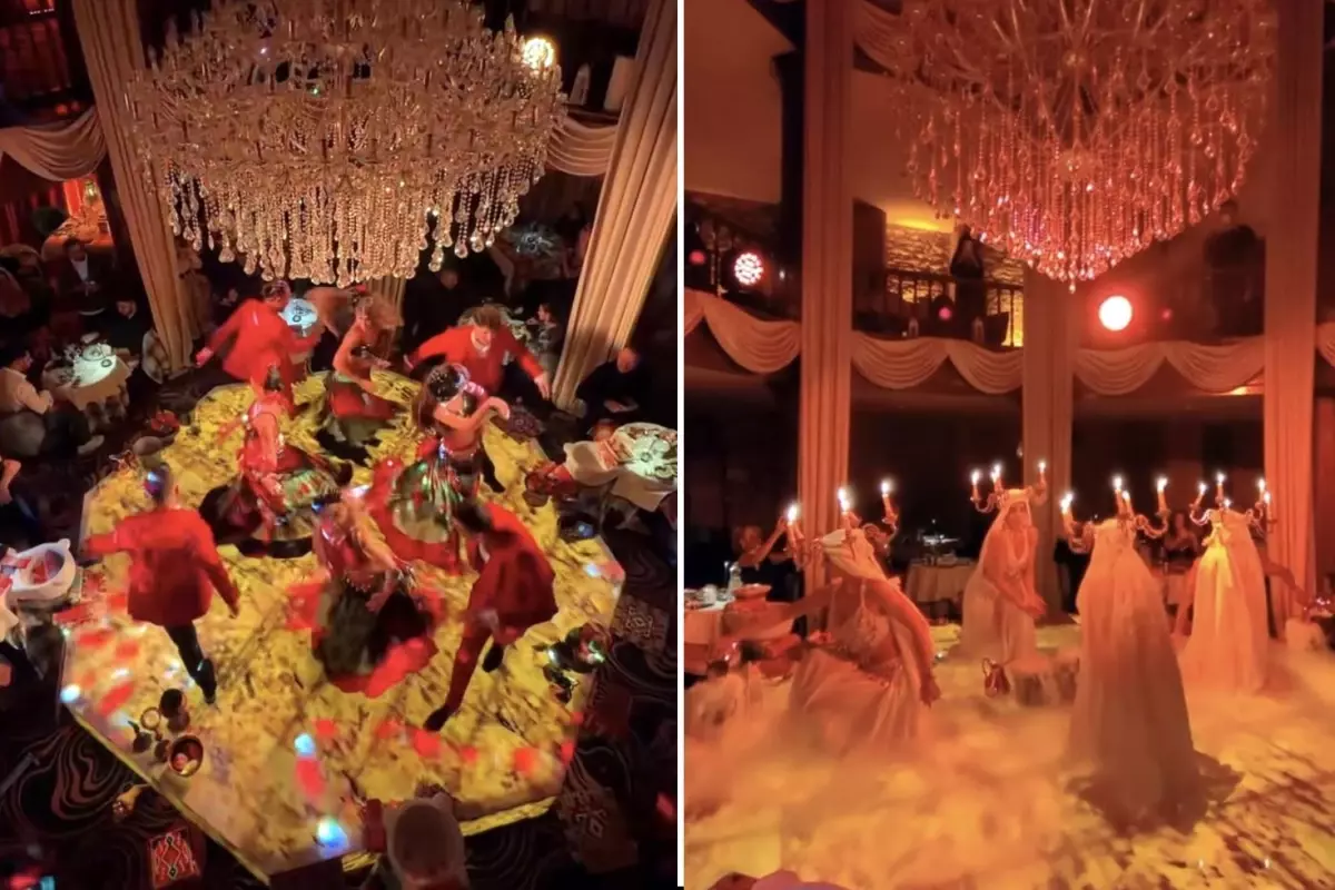 Mimar Sinan\'ın kemiklerini sızlatacak görüntüler: Göbek taşında dansöz, hamam tasında yemek