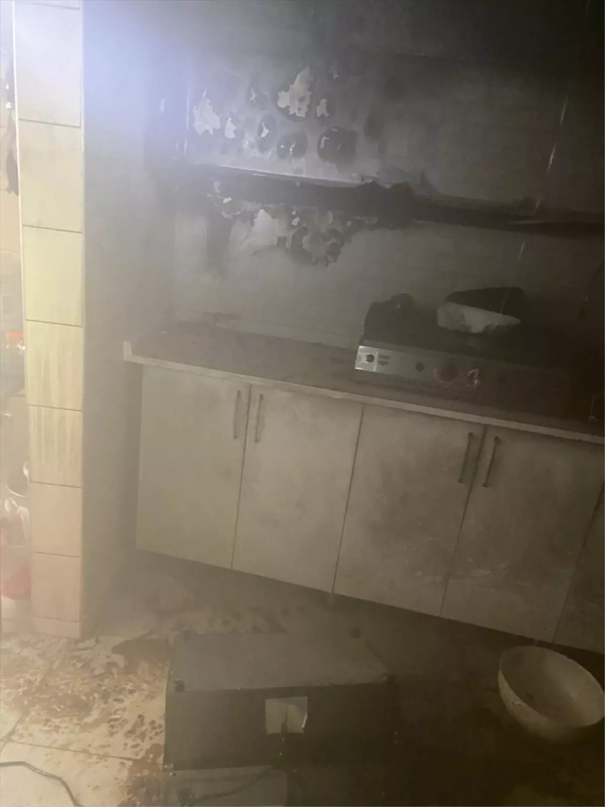 Bafra\'da Yangın Çıktı