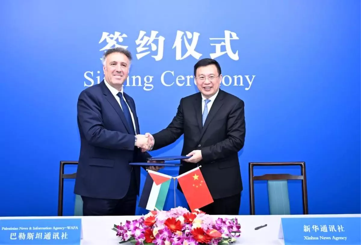 Xinhua ve WAFA\'dan Medya İşbirliği