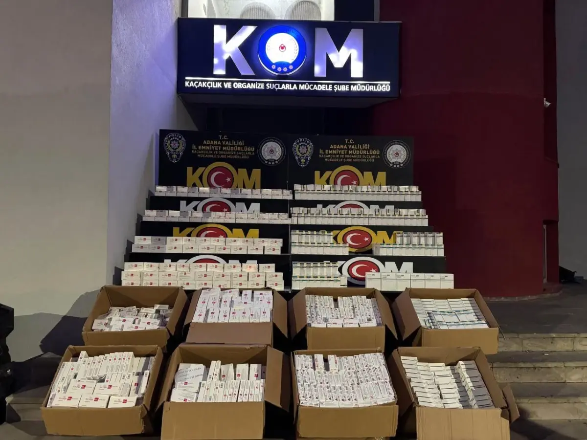 Adana\'da 107 Bin Kaçak İlaç Ele Geçirildi