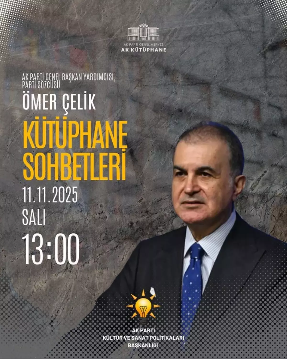 AK Parti\'de \'\'Kütüphane Sohbetleri\'\' Ömer Çelik\'le başlıyor
