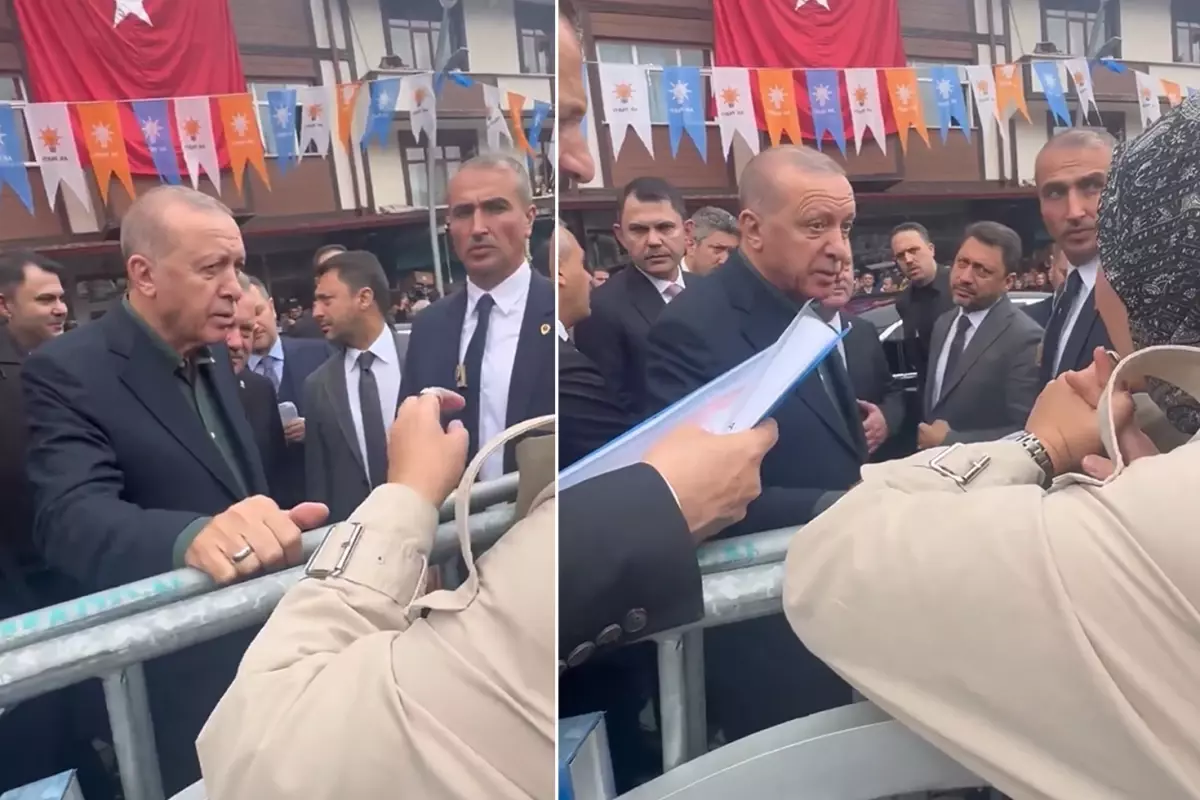 Atanamayan öğretmen yaşadıklarını Cumhurbaşkanı Erdoğan\'a gözyaşları içinde anlattı