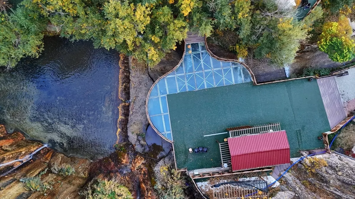 Günpınar Şelalesi\'nde Sonbahar Renk Cümbüşü