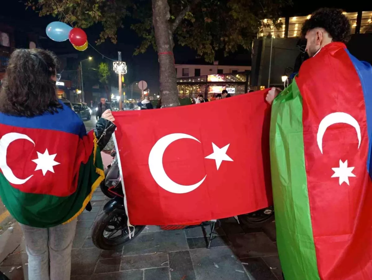 Karabağ Zaferi Tekirdağ\'da Coşkuyla Kutlandı